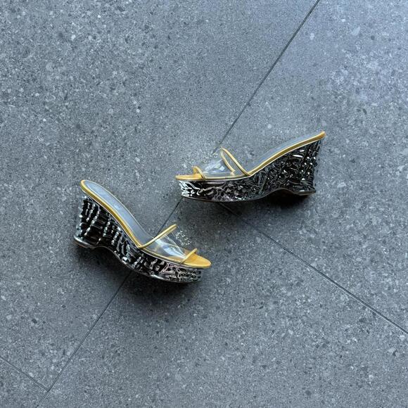 Chanel 2000s Platform Wedge Sandal - Picture 2 of 7